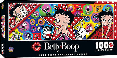 Betty Boop Panoramic 1000 Piece Puzzle New
