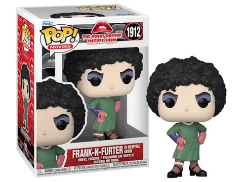 Funko Pop Movies - The Rocky Horror Show Frank -N- Furter In Hospital Gown New