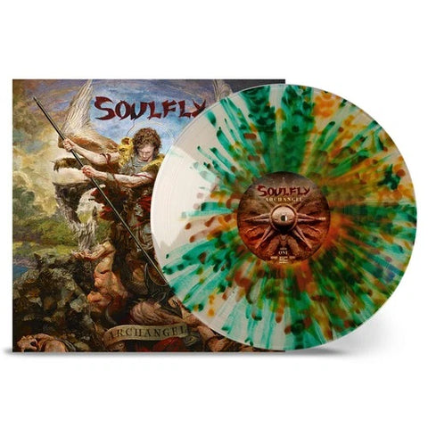 Soulfly - Archangel (Indie Exclusive Natural Green Orange Brown Splatter) Vinyl New