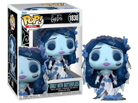 Funko Pop Plus Movies Corpse Bride - Emily With Butterflies New