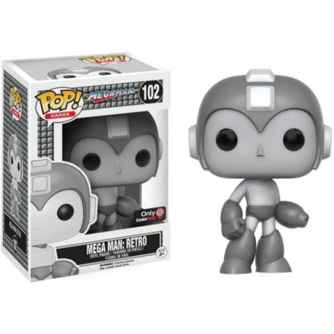 Funko Pop Games Mega Man Retro Gamestop Exclusive Used Like New