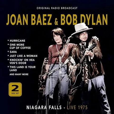 Joan Baez & Bob Dylan - Niagara Falls - Live 1975 (2Cd) CD New