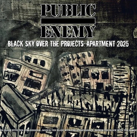 Public Enemy - Black Sky Over The Projects Apartment 2025 CD New