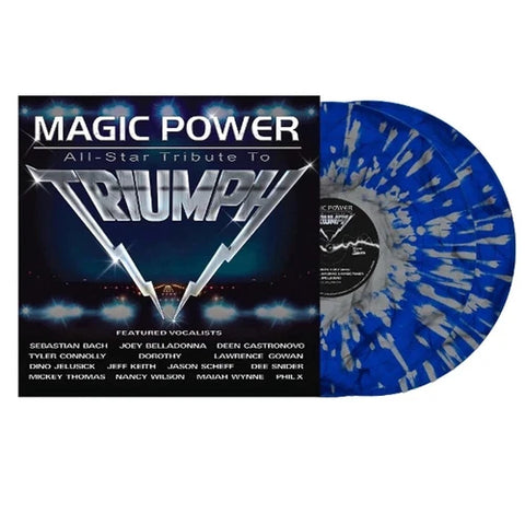 Various Artists - Magic Power: All Star Tribute To Triumph (2Lp Indie Exclusive Dark Blue White Splatter) Vinyl New