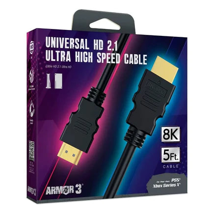 HDMI Armor 3 2.1 Ultra High Speed Cable New