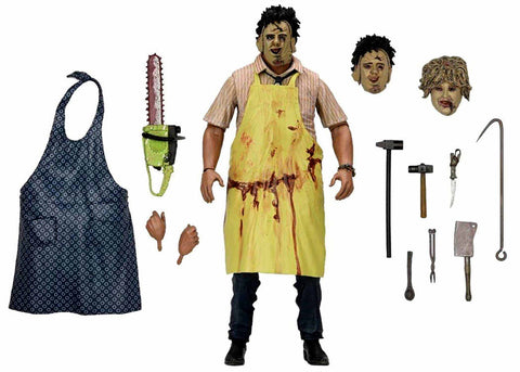 Texas Chainsaw Massacre 50th Anniversary Leather Face 7" Neca Figure New