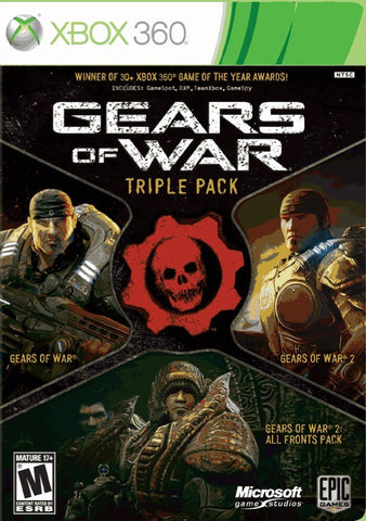 Gears Of War Triple Pack 360 Used