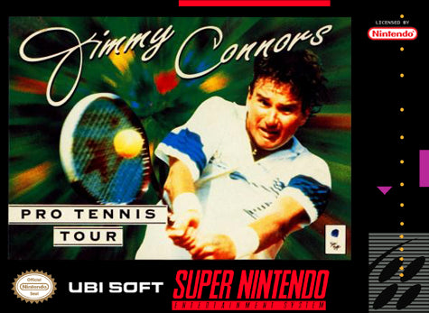 Jimmy Connors Tennis SNES Used Cartridge Only