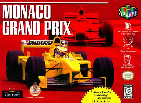 Monaco Grand Prix N64 Used Cartridge Only