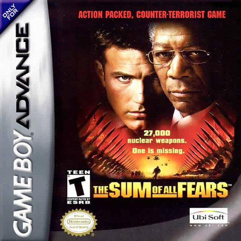Sum Of All Fears Gameboy Advance Used Cartridge Only