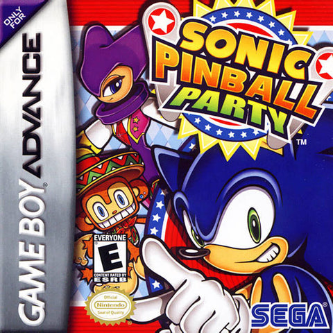 Sonic Pinball Party Gameboy Advance Used Cartridge Only