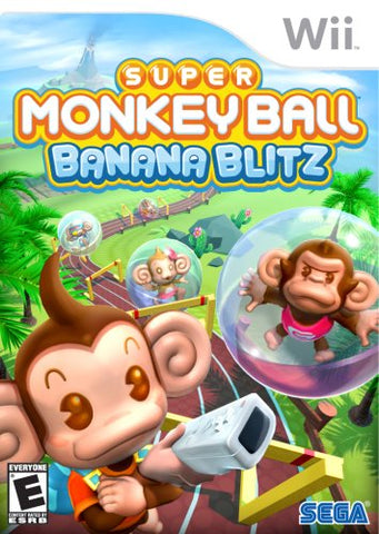 Super Monkey Ball Banana Blitz Wii Used