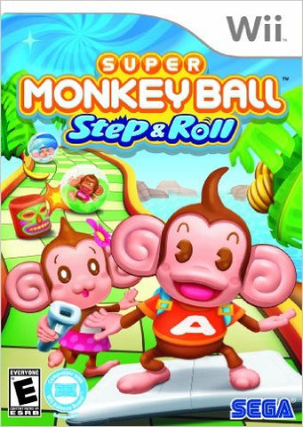 Super Monkey Ball Step & Roll Wii Used