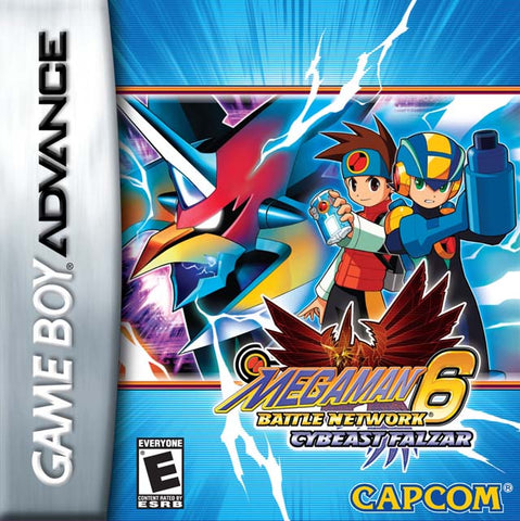 Mega Man Battle Network 6 Cybeast Falzar Gameboy Advance Used Cartridge Only