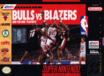 Bulls vs Blazers & the NBA Playoffs SNES Used Cartridge Only