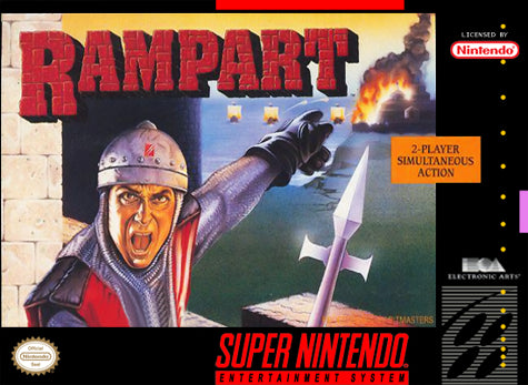 Rampart SNES Used Cartridge Only