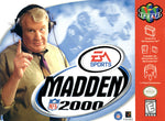 Madden NFL 2000 N64 Used Cartridge Only