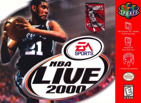 NBA LIVE 2000 N64 Used Cartridge Only