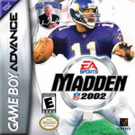 Madden 2002 Gameboy Advance Used Cartridge Only