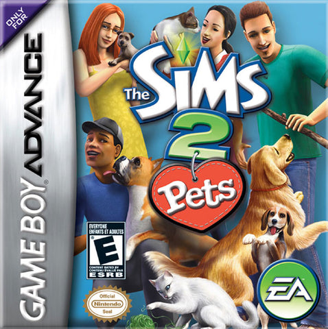 Sims 2 Pets Gameboy Advance Used Cartridge Only