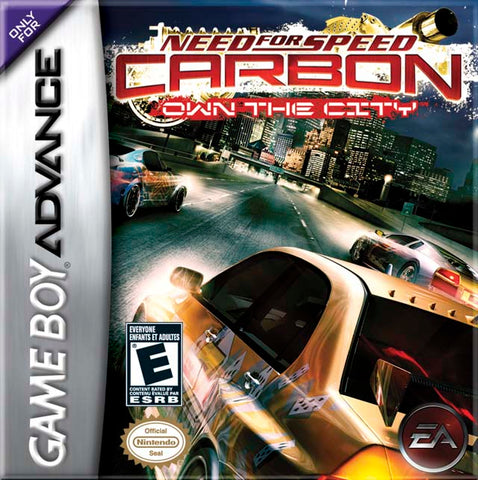 Need For Speed Carbon Own The City Gameboy Advance Used Cartridge Only