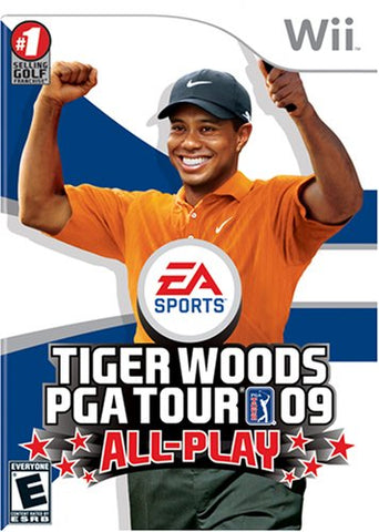 Tiger Woods PGA Tour 09 All Play Wii Used