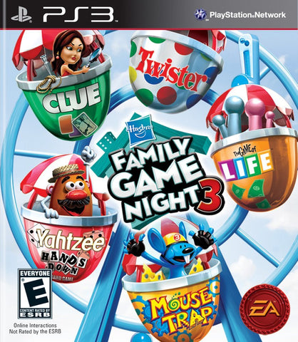 Hasbro Family Game Night 3 PS3 Used