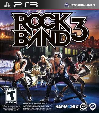 Rock Band 3 Instruments Required PS3 New