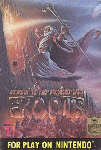 Exodus Journey to the Promised Land NES Used Cartridge Only