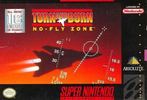 Turn & Burn No-Fly Zone SNES Used Cartridge Only
