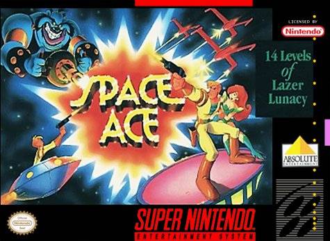 Space Ace SNES Used Cartridge Only