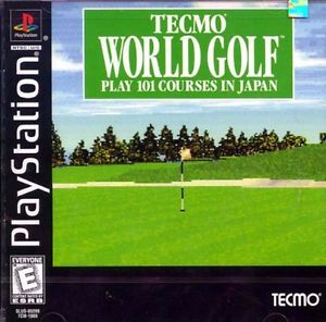 Tecmo World Golf Jewel Case PS1 Used