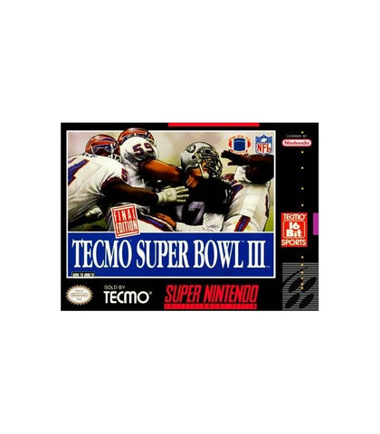 Tecmo Super Bowl III The Final Edition SNES Used Cartridge Only