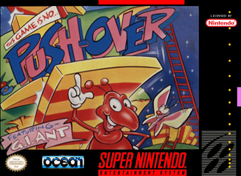 PushOver SNES Used Cartridge Only