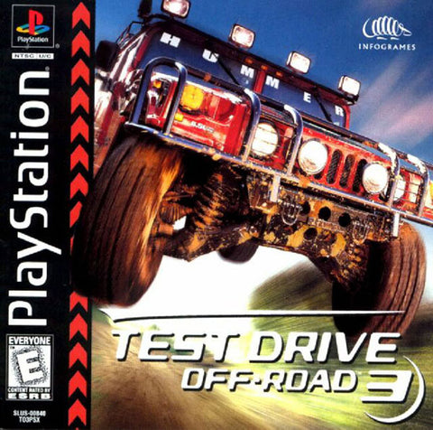 Test Drive Offroad 3 PS1 Used