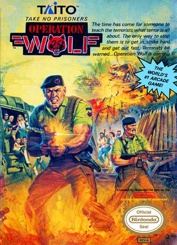 Operation Wolf Take No Prisoners NES Used Cartridge Only