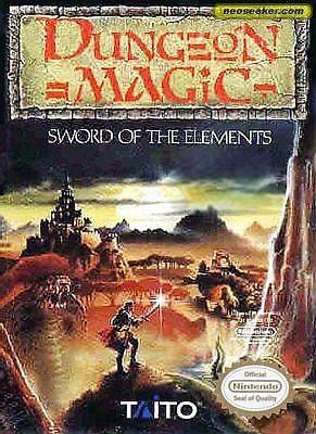 Dungeon Magic Sword of the Elements NES Used Cartridge Only
