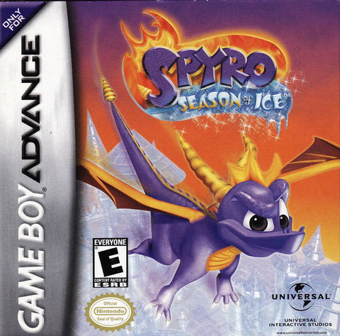 Spyro Season Of Ice Gameboy Advance Used Cartridge Only