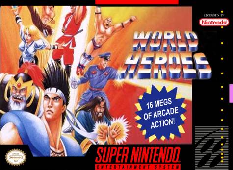 World Heroes SNES Used Cartridge Only