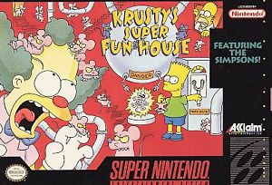 Krustys Super Fun House SNES Used Cartridge Only