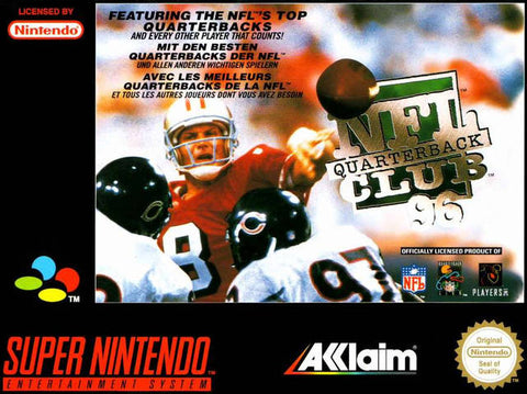 NFL Quarterback Club 96 SNES Used Cartridge Only