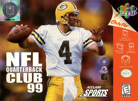 NFL Quarterback Club 99 N64 Used Cartridge Only