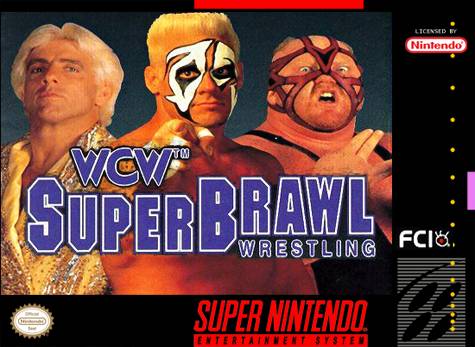 WCW Super Brawl Wrestling SNES Used Cartridge Only
