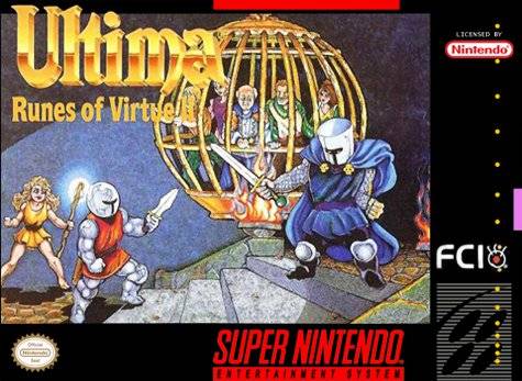 Ultima Runes of Virtue II SNES Used Cartridge Only