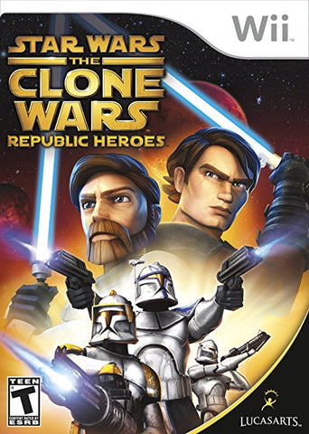 Star Wars Clone Wars Republic Heroes Wii Used