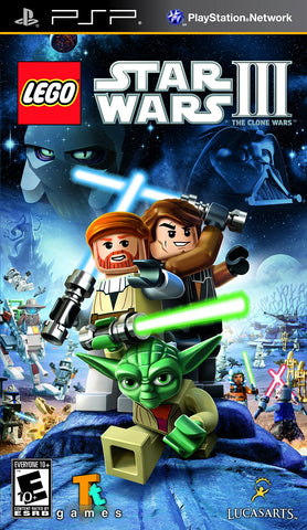 Lego Star Wars III The Clone Wars PSP New