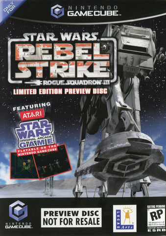 Star Wars Rebel Strike Demo Preview GameCube Used