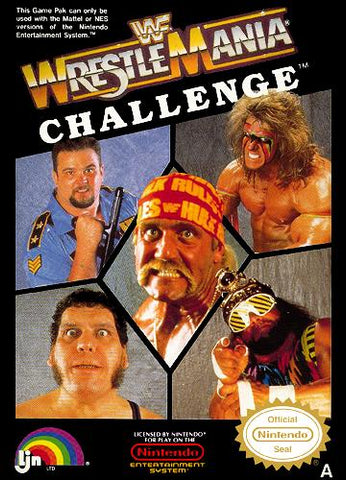 WWF WrestleMania Challenge NES Used Cartridge Only
