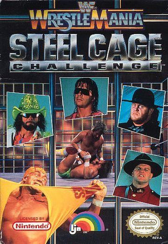 WWF WrestleMania Steel Cage Challenge NES Used Cartridge Only