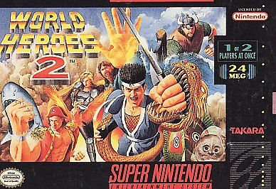 World Heroes 2 SNES Used Cartridge Only